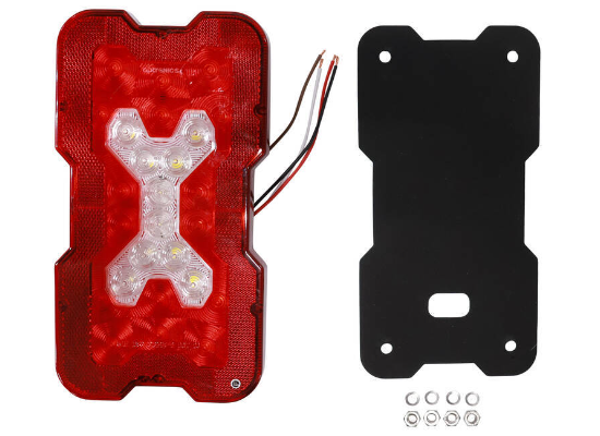 LED Surface Mount Light With Integrated S/T/T, B/U