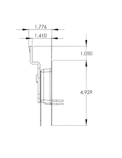 Diamond Truck Body Padlocking T-Handle