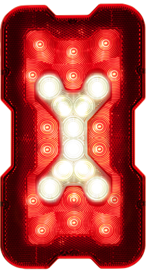 LED Surface Mount Light With Integrated S/T/T, B/U