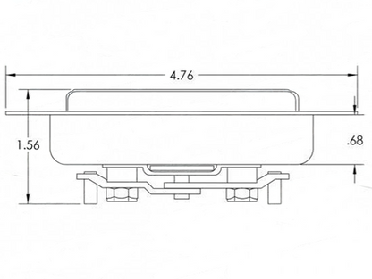 2-point Stainless Steel Paddle Handle Latch.