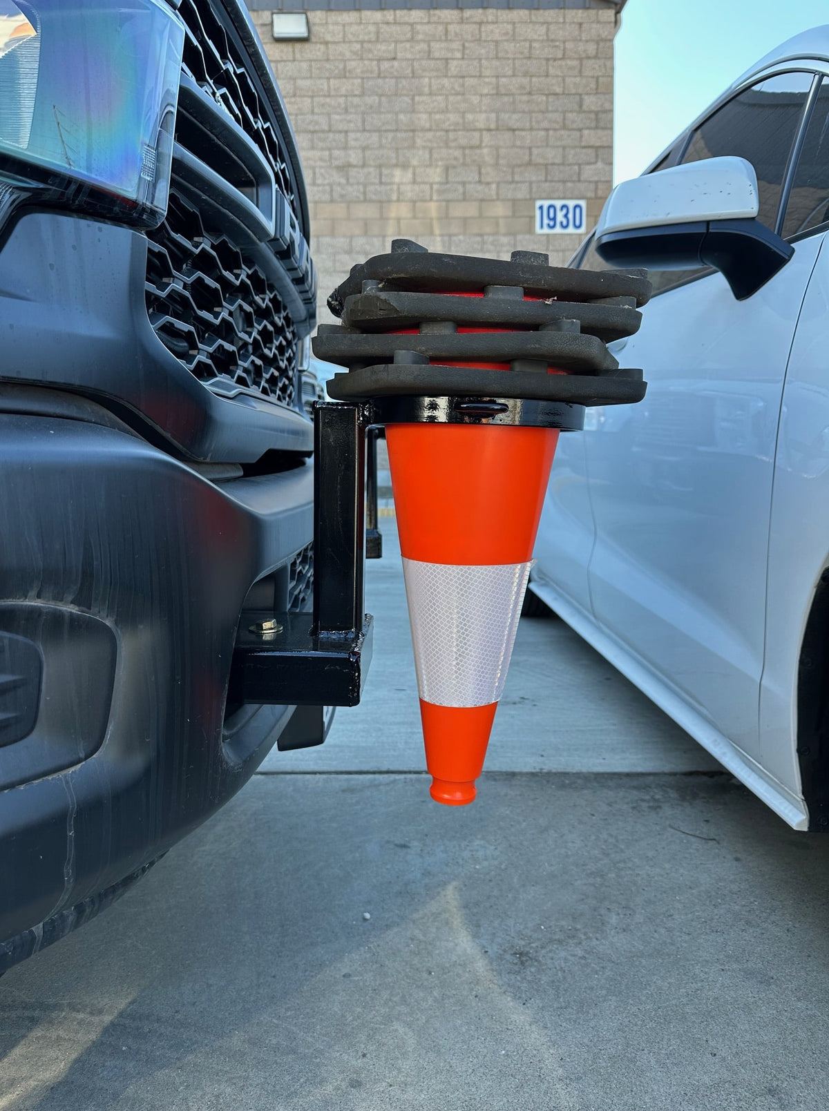 Cone Storage Rack Bumper Mount Cone Holder – Diamond Truck Body Mfg. Inc.