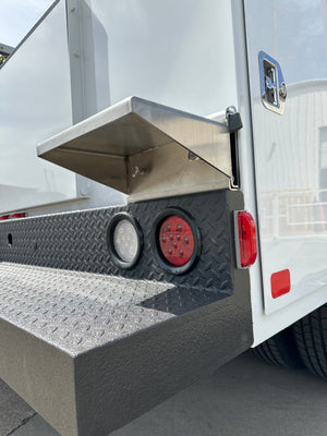 Stainless Steel Vise Bracket Platform – Diamond Truck Body Mfg. Inc.