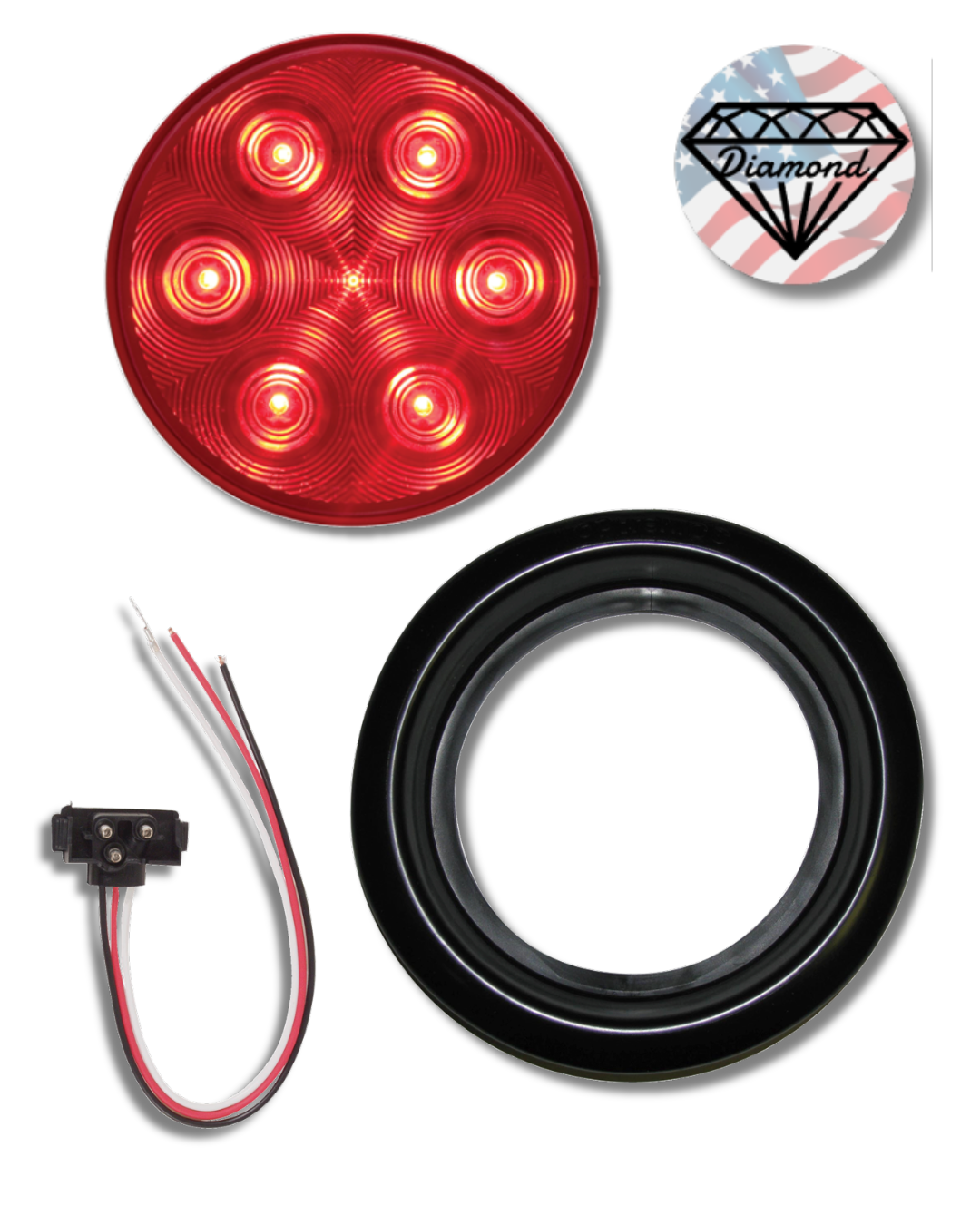 LED StopTurnTail Light (Red) KIT