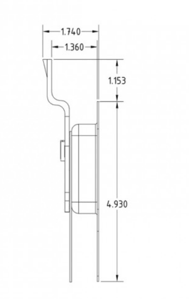 Lock Pocket Side view